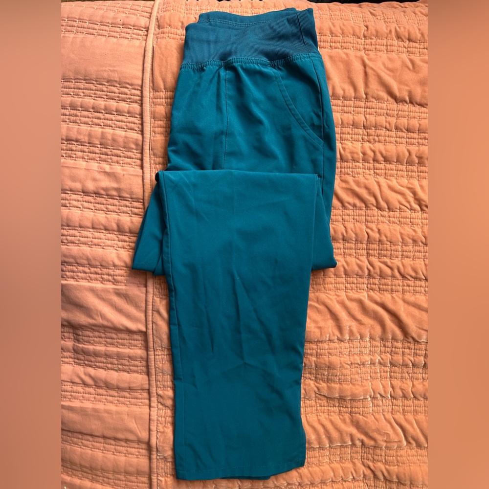 Dickies 4-Pocket Scrub Pants: Teal